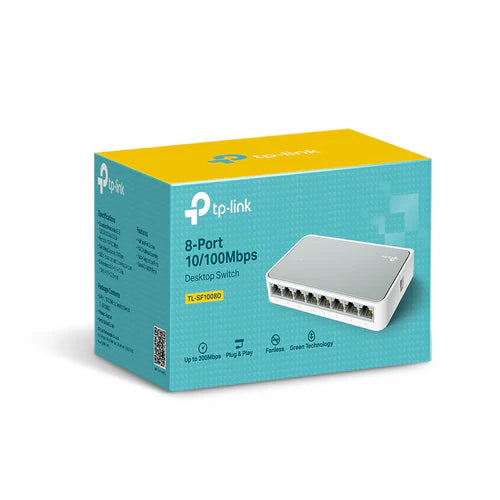 TP-Link 8-Port 10/100Mbps Desktop Switch TL-SF1008D TP-Link 8-Port 10/100Mbps Desktop Switch TL-SF1008D